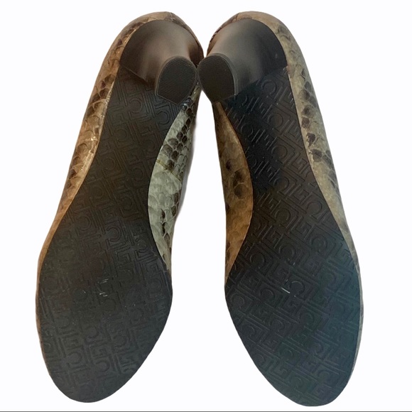 Liz Claiborne Snake Skin Classic Heels Pumps 7 1/2 - Picture 5 of 16